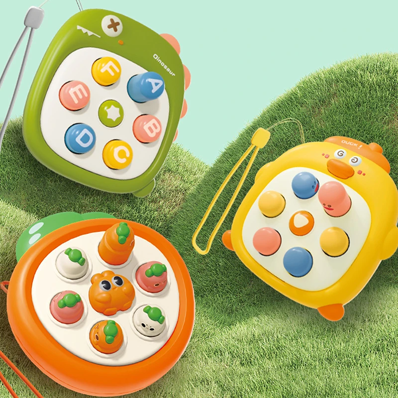 Wortelen Beat Hamsters Vroege Educatie Kinderen Puzzel Spelletjes Machines Groundhog Speelgoed Decompressie Speelgoed Voor Jongens Meisjes Geschenken