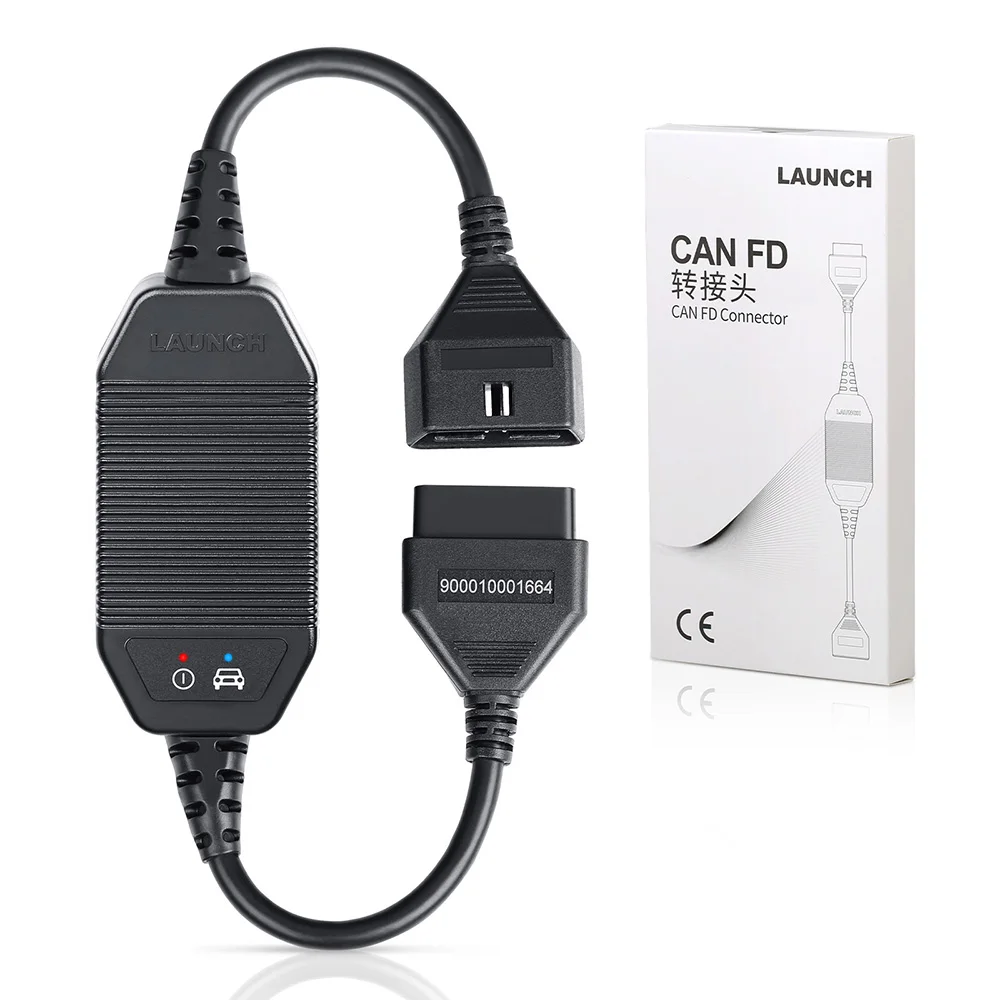 LAUNCH X431 CAN FD Connector Work for CANFD Compatible Vehicles Bluetooth Adapter Car Code Reader for X431 V+/ Pro3/ Pad 3/Pad V