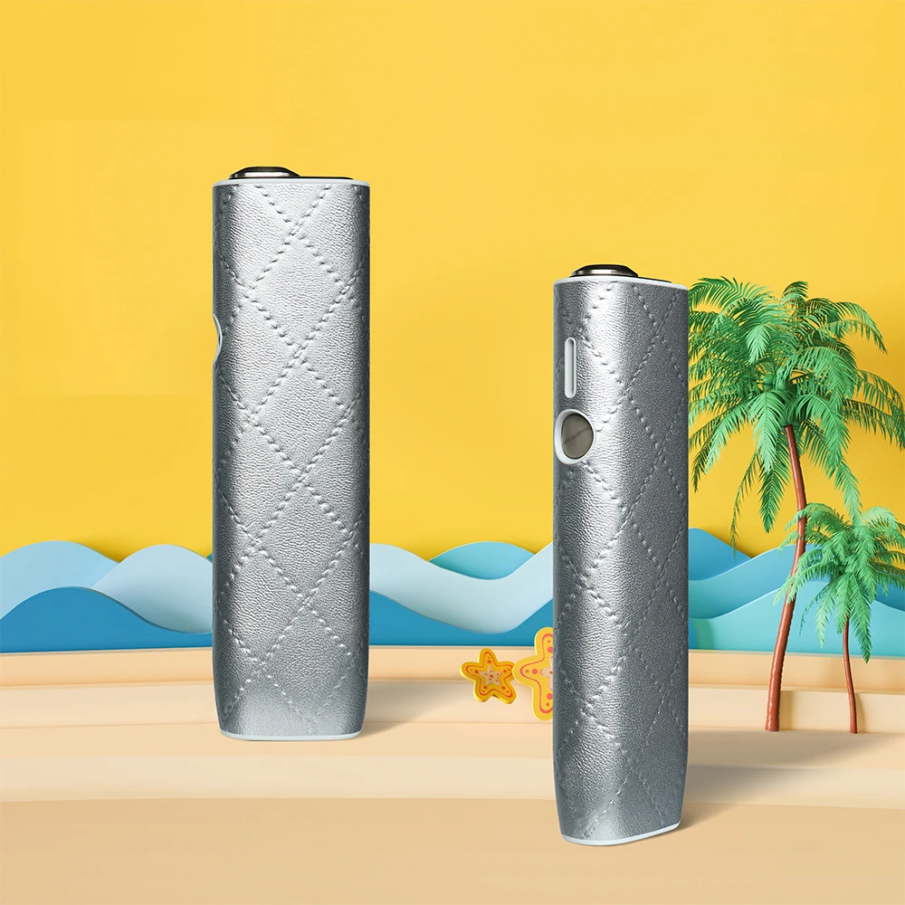 JINXINGCHENG piel pura colorida para IQOS ILUMA ONE funda reemplazable E caja para fumar Funda de cuero para ICOS ILUMA ONE Accesorios