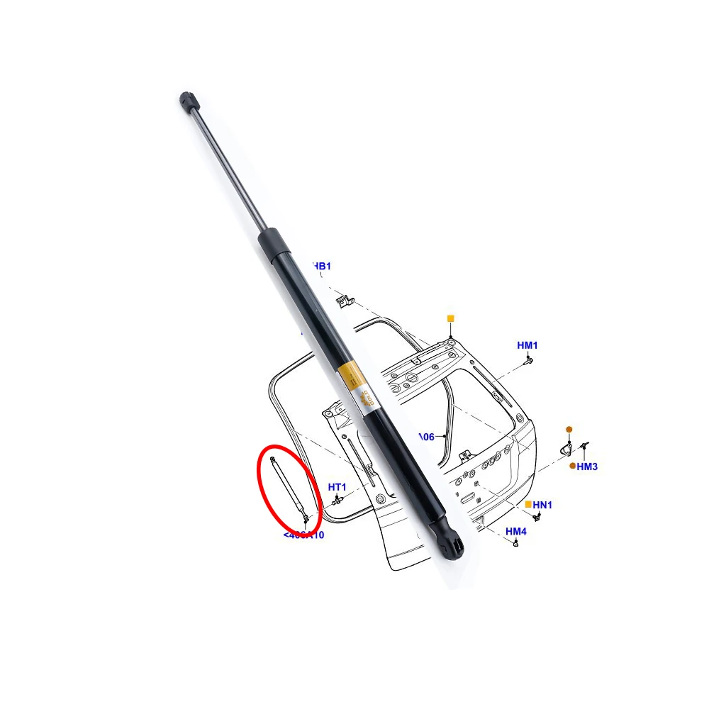 

2 шт. газовая пружина багажника автомобиля для FORD USA EDGE 2,0 2,7 3,5 3,7 7T4Z78406A11A, опорная штанга задней двери, автоаксессуары