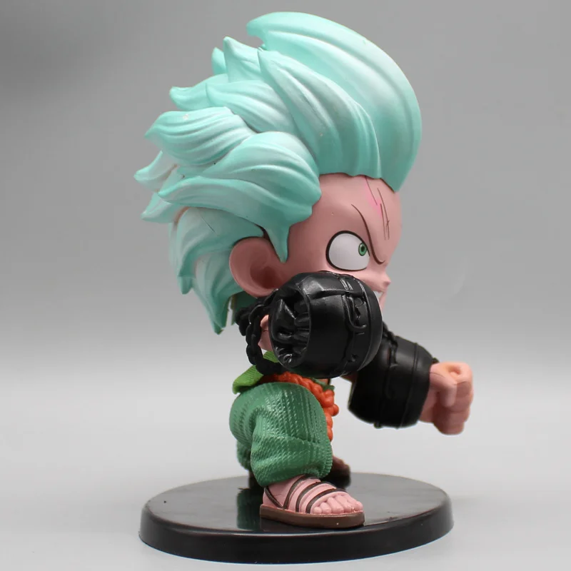 Cartoon One Piece Roronoa Zoro Q Version Fighting Prison Prison Chain Figure Model Ornaments bambole Anime intorno al giocattolo per i bambini