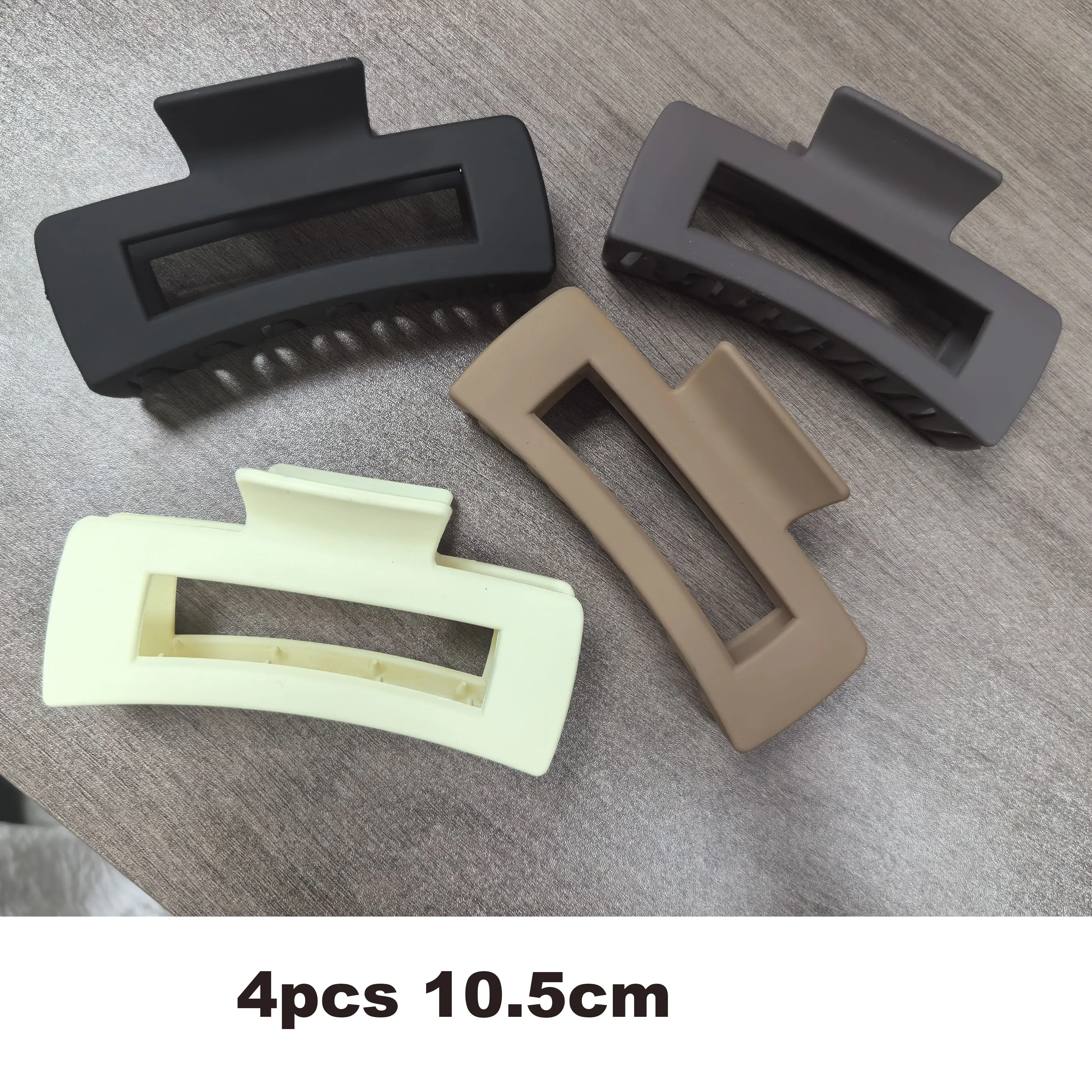 ‌4pcs Shark Jaw Hair Claw Clips | Extra-Large Non-Slip Hold 