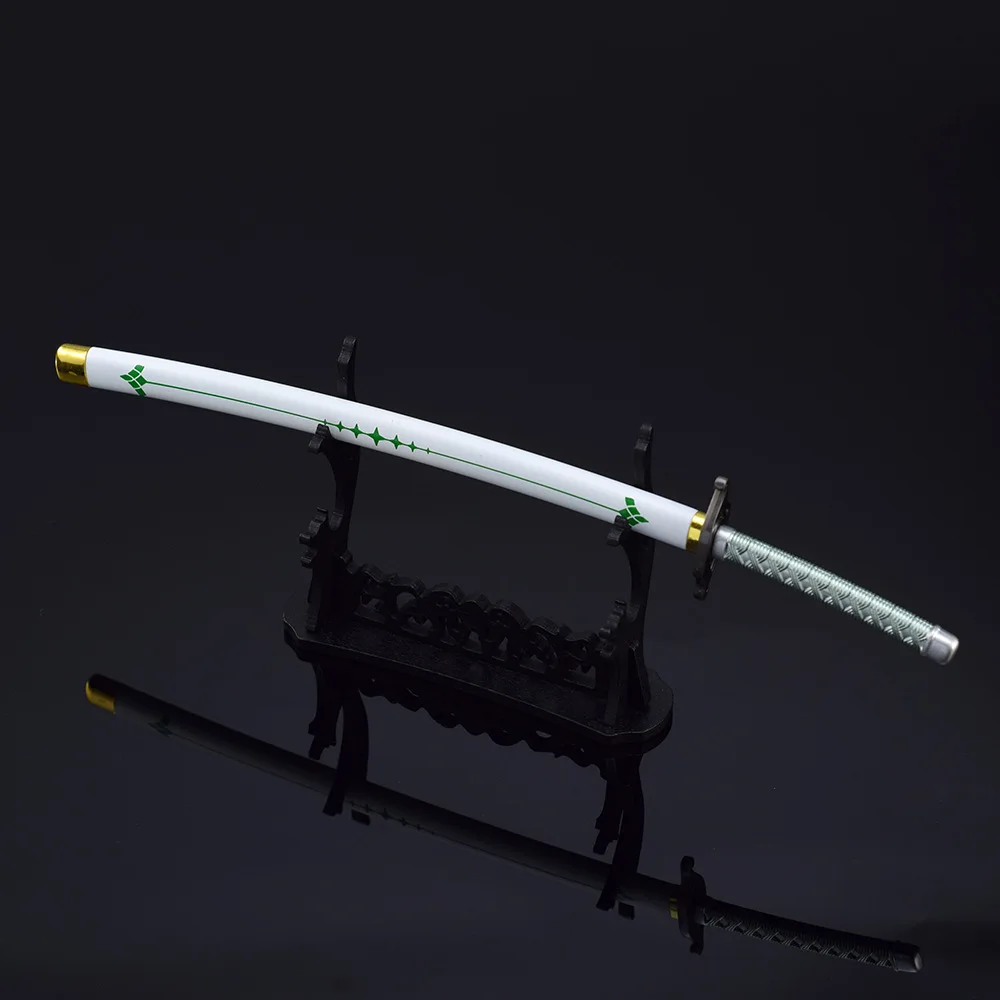 26cm Bleach Toy Katana Real Size Zanpakutou Katana Cosplay Metal Katana Weapons Toy Model Send Display Stand Kids Toy Gifts