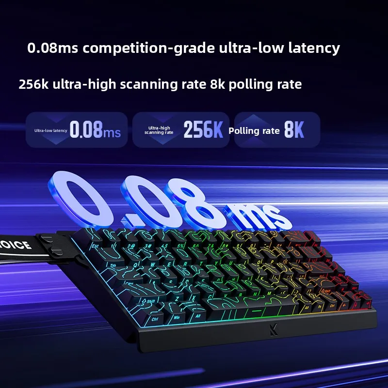 MCHOSE ACE60 Pro Magnetic Axis Mechanical Keyboard Esports Grade Chip Hall Sensor Customized Gaming Keyboard Laptop Accessories