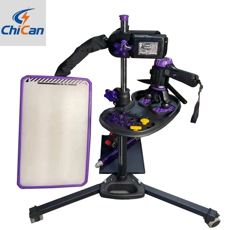 

Car Dent Repair Leveling Light Dent Detection Light Small Bracket Portable Car Maintenance Tools Electric Suction Cup 40*20cm