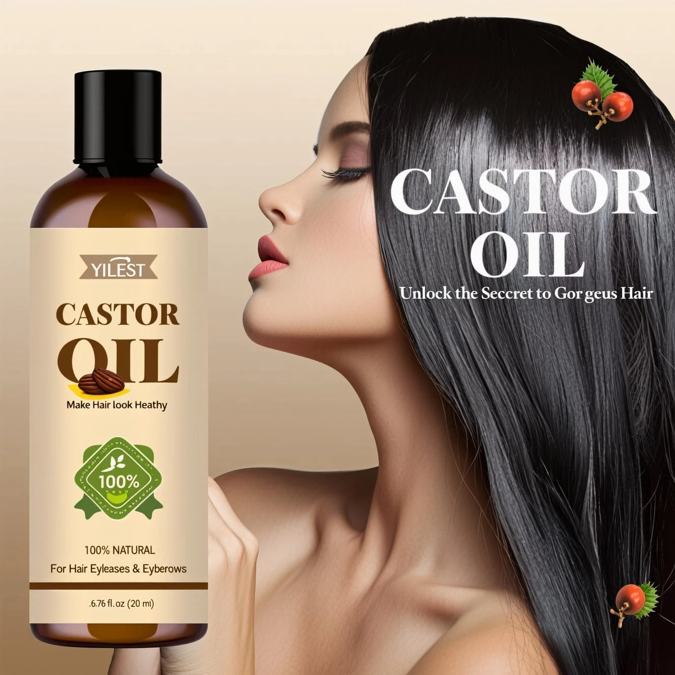 100%Pure Castor Oil…