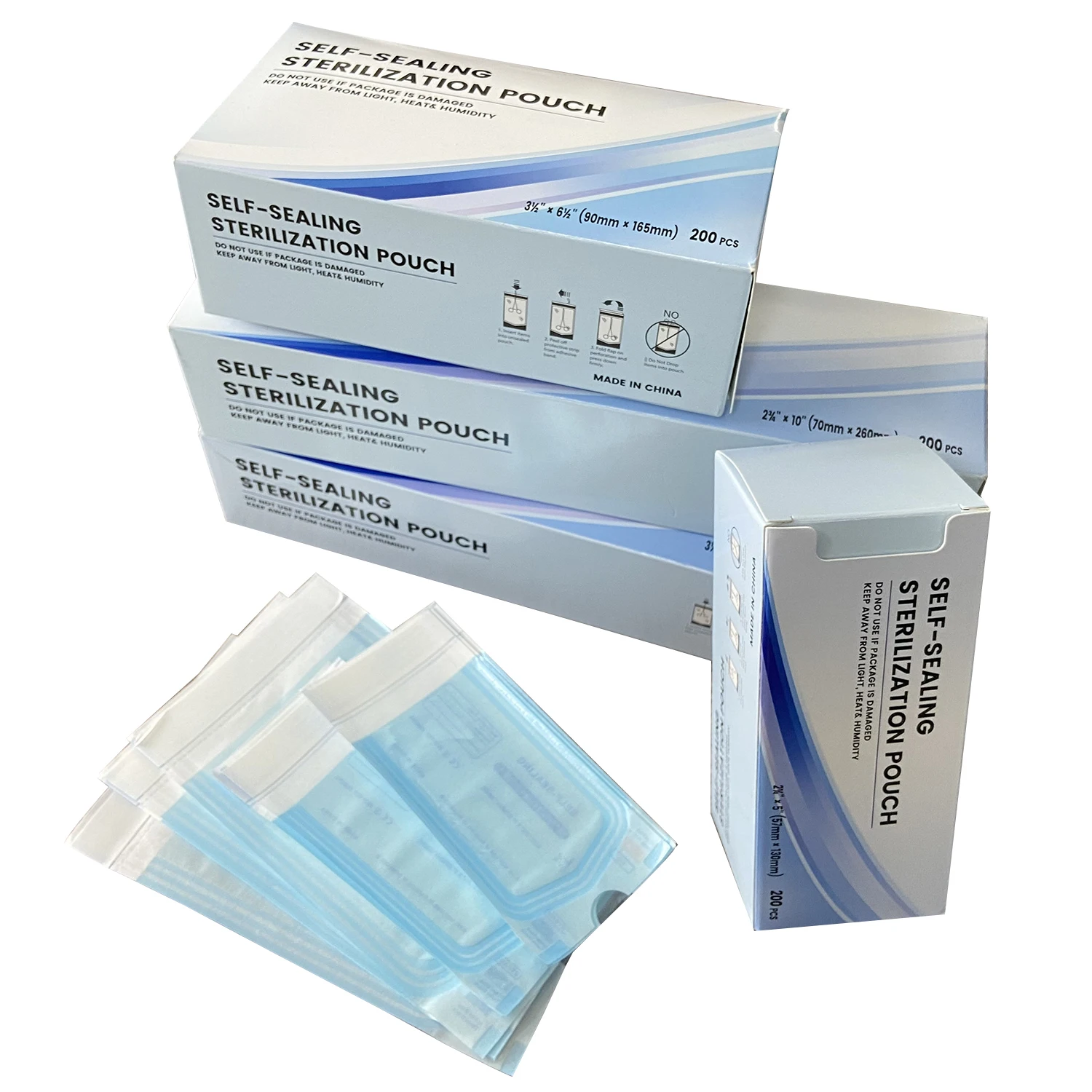 1 Packung dentista selbst dichten der Sterilisation beutel Zahnmedizin medizinisches Papier cpp/Haustier film odontologia Tattoo Zubehör