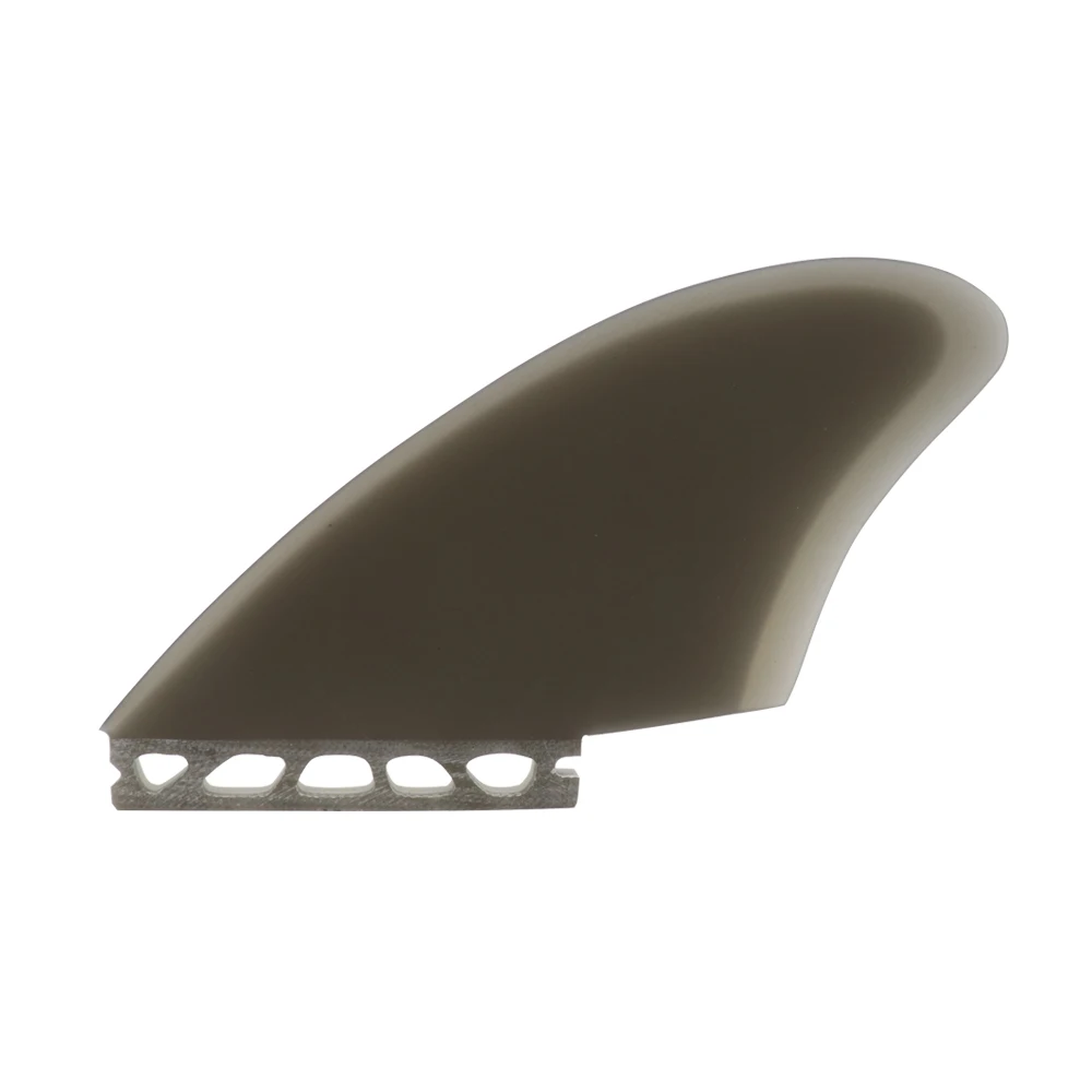 Surfboard Keel Fin Set Twin Tabs Solid Fiberglass for Lightweight Durability & Top Performance Fins for Fish Surf Boards