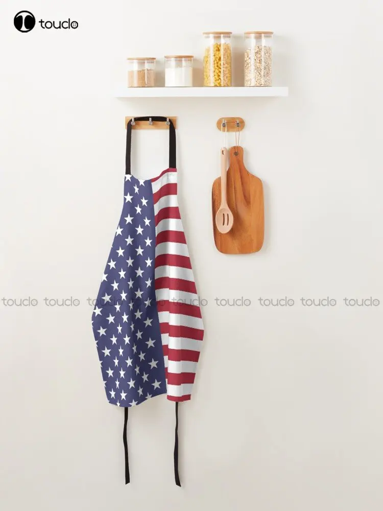 Us Flag Usa United States America American Apron Teacher Apron For Women Men Unisex Adult Household Cleaning Apron New