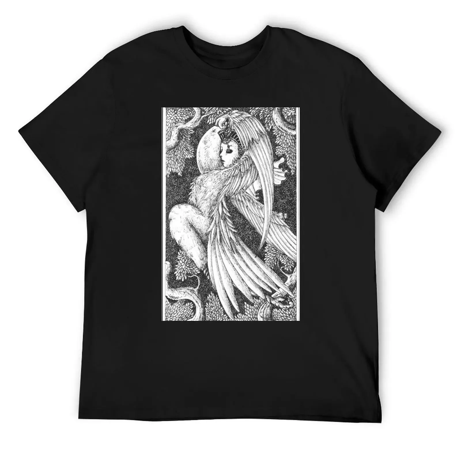 

Футболка Harpy 5, винтажная рубашка с аниме, мужская одежда, мужские футболки с графикой, высокое качество