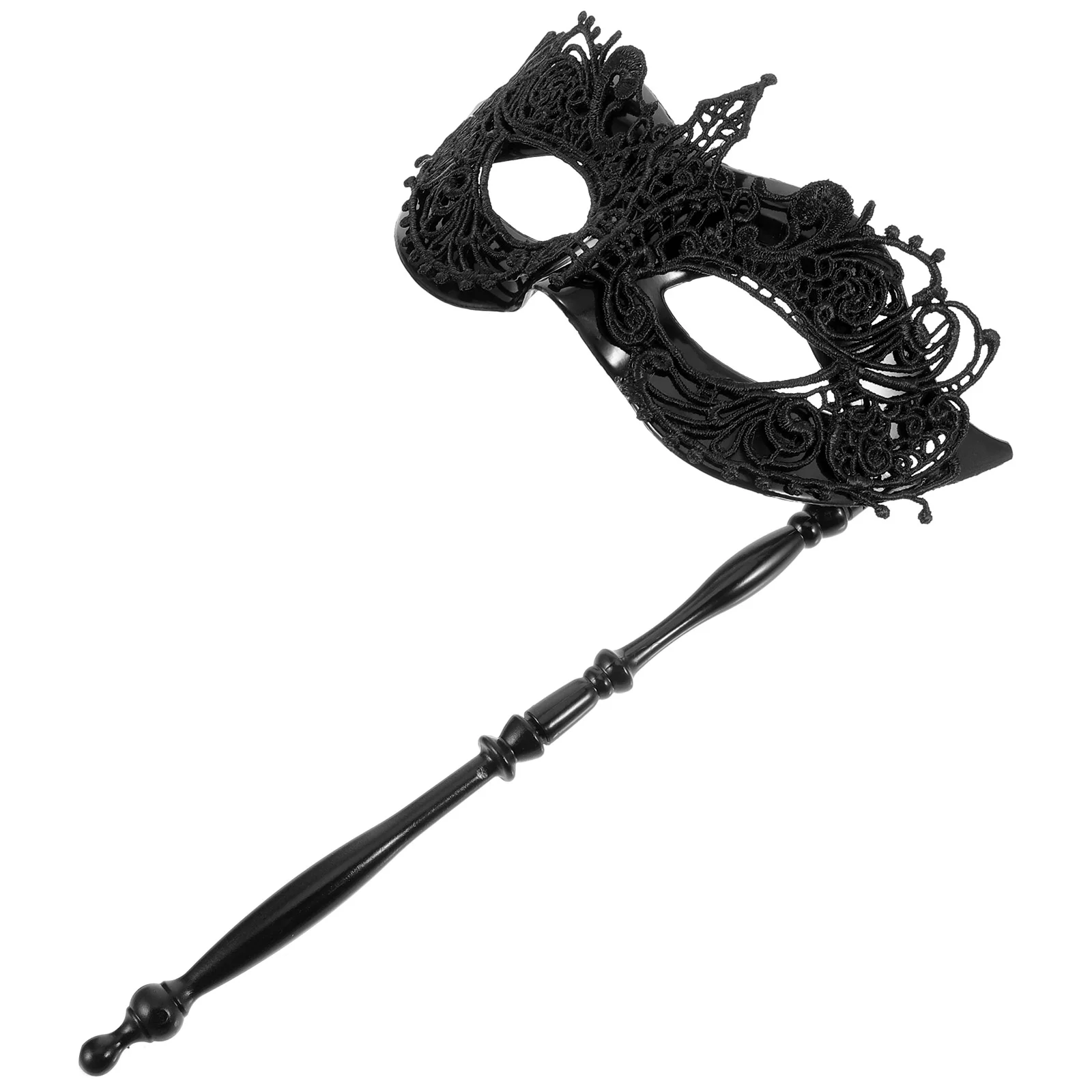 Lace Hand Mask Halloweenmask Masquerade for Women with Stick Handheld Masquarade Mardi Gras Accessories Prop Halloweenmasks