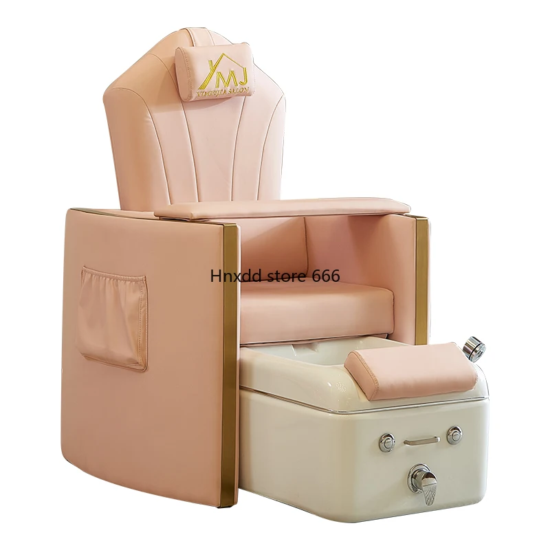 Nail salon foot bathing Manicure Station Electric backrest lift massage throne Pedicure Chair