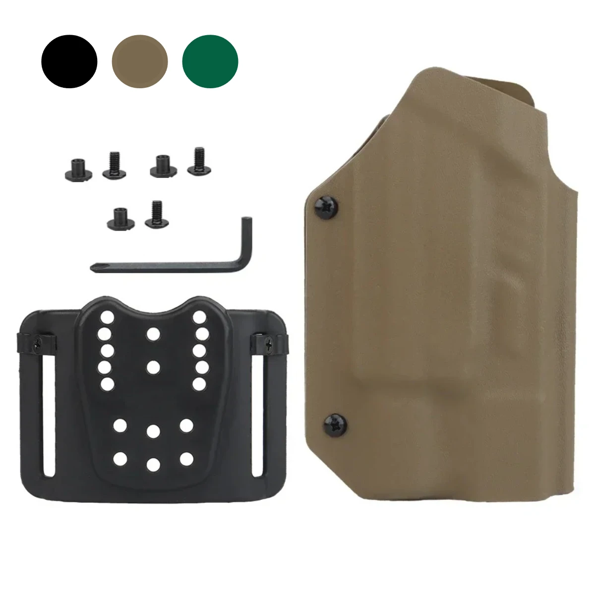 

Kydex Tactical Holster For G17 19 19X 22 23 34 35 45 With X300 Scout Light Flashlight Fit G17 Holster