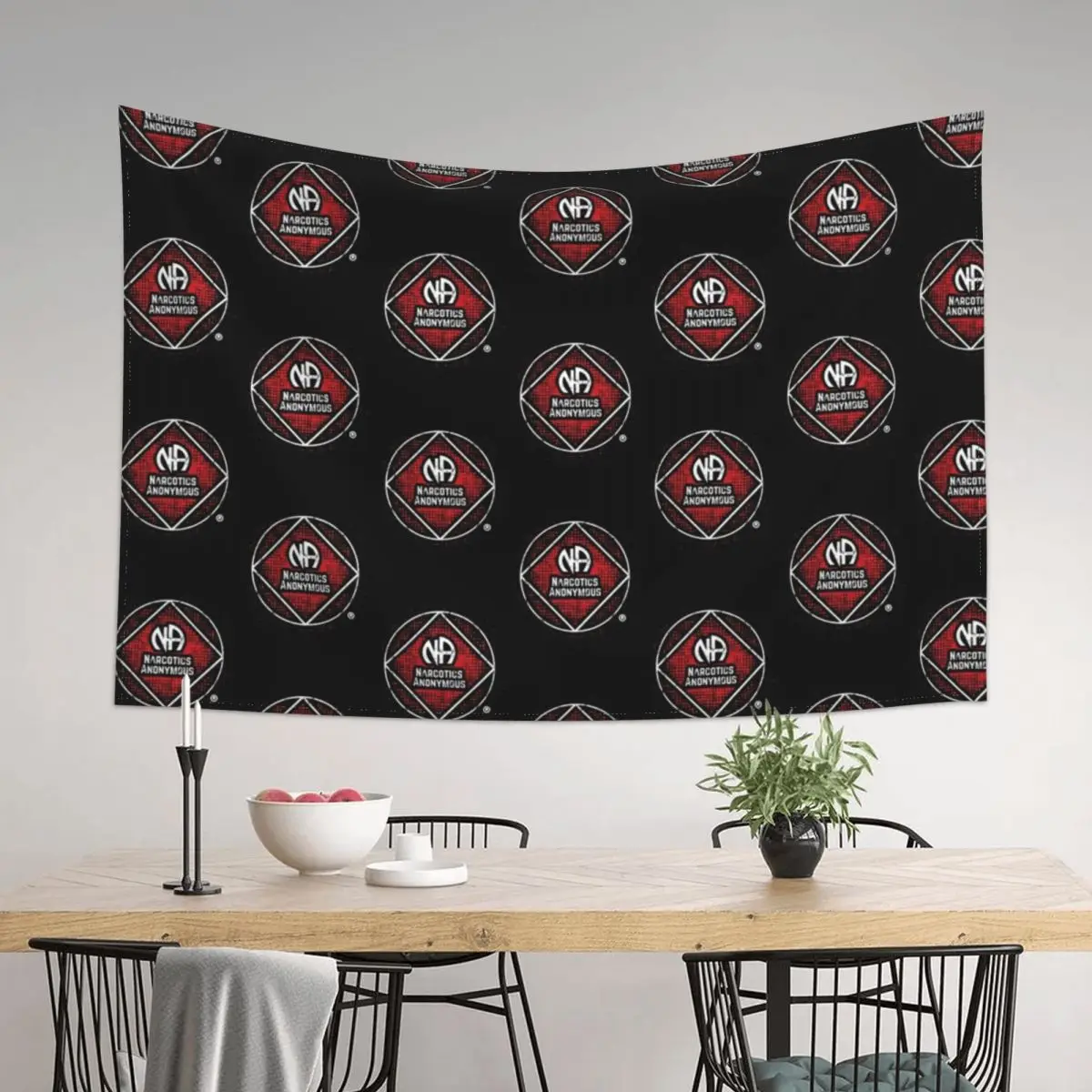 

New Narcotics Anonymous - NA Tapestry Wall Decor Hanging Home Supplies Aesthetic Home Decor Tapestry