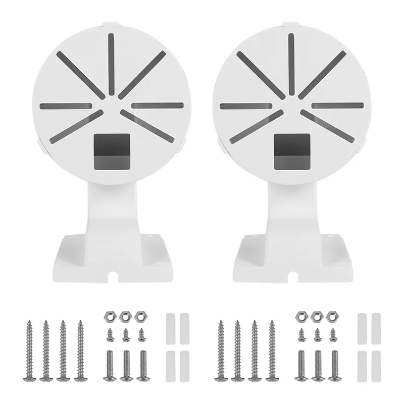 

AED6-Security Camera Mount Bracket,ABS Indoor Outdoor Wall Mount L-Type Bracket For CCTV Security Dome IP Camera Mounting