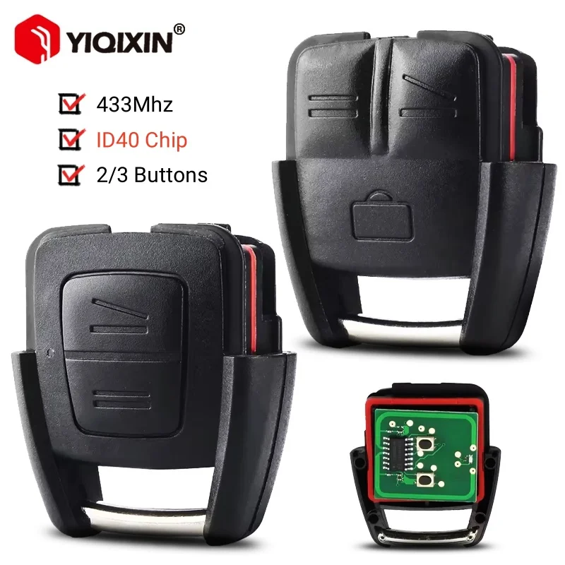 

433Mhz ID40 Chip Remote Car Key For Opel VAUXHALL Zafira Vectra Omega Astra H J Insignia A MK4 B C Mokka Frontera BOSCH TS ASTRA