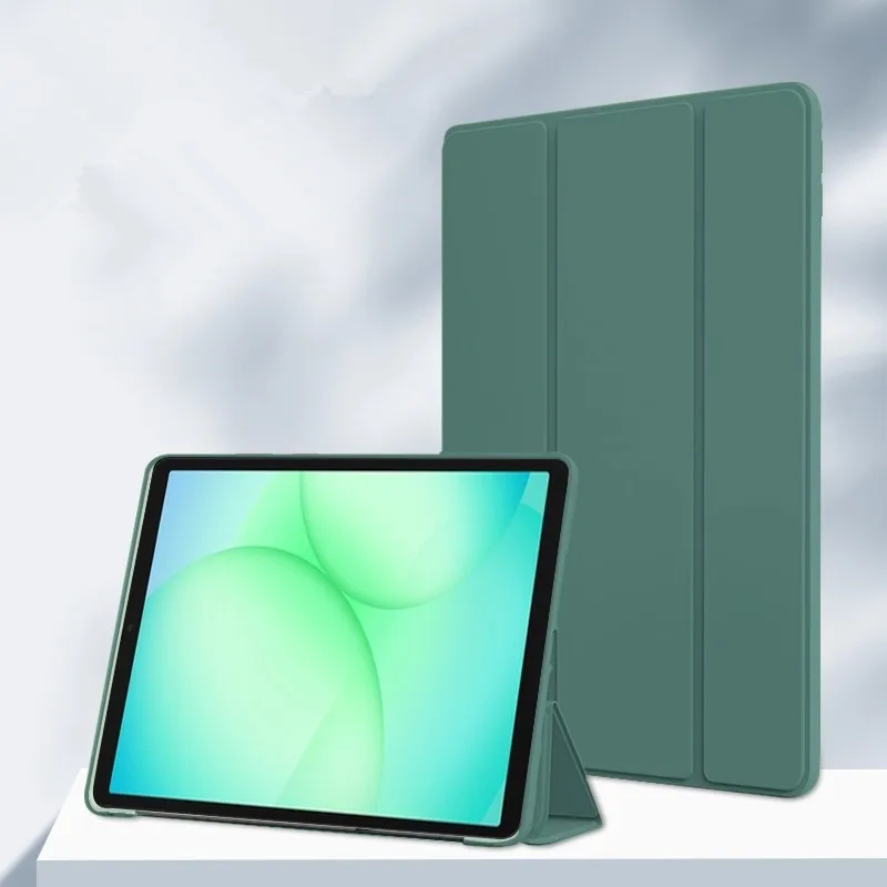 

For Samsung Galaxy Tab A11 8.7 inch 2025 Case Folding Stand PU Silicone TPU Back Funda SM-X130 SM-X133 X135N/G 8.7" Tablet Cover