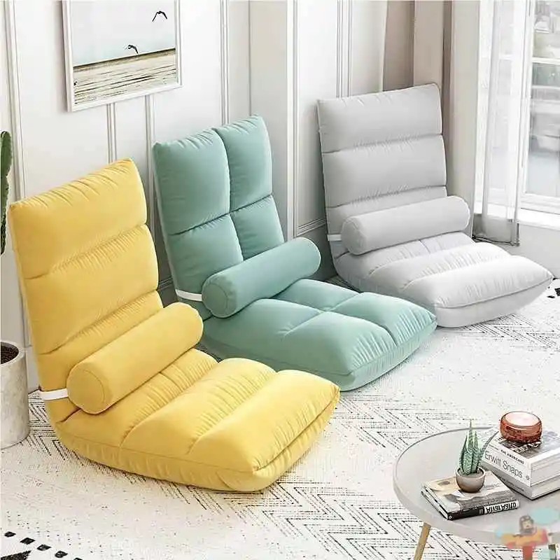 Trendy Integrated Bedside Window  Back Cushion Sleeping Morning Nap Sofa Stack Lazy Chair Pad  Fabric Home Decor