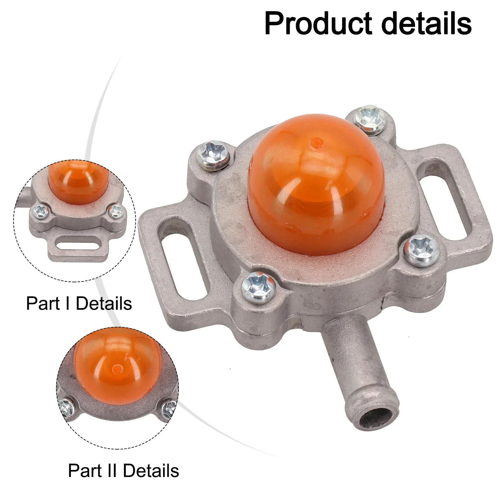 Home Fuel Pump Bulb Ball Quick Reliable Compatibility Efficient Generator Inverter Metal For Honda For Hyundai