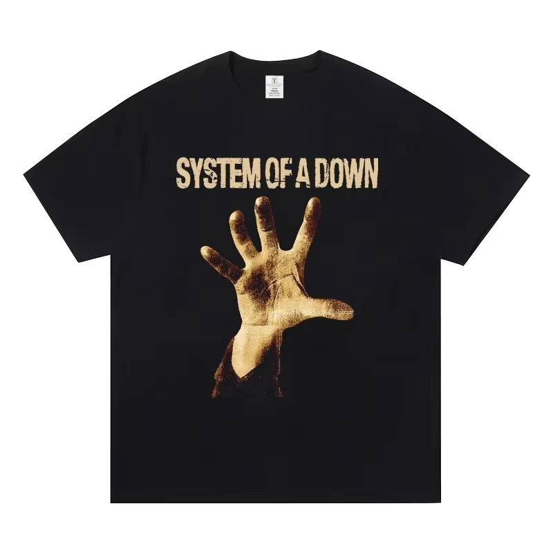 

2025 System of A Down Band T-shirt Cotton Soft Summer Tee Shirt Men Women Fashion Tshirt Male Rock Music Streetwear Tees Tops