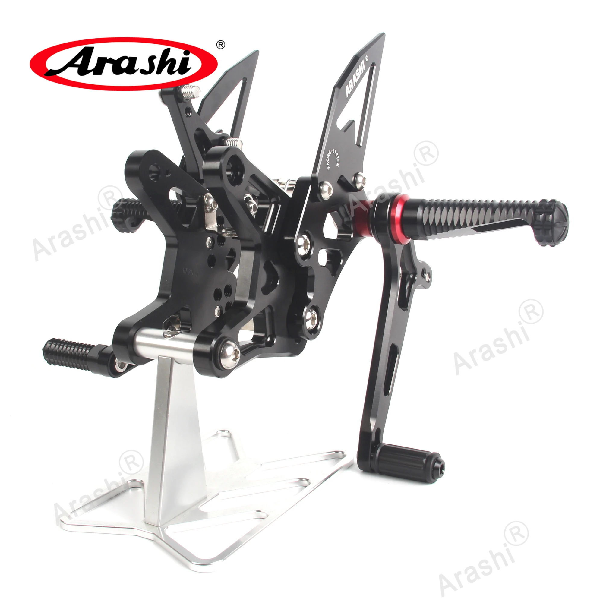 Arashi NINJA ZX6R 2021- 2024 GP Shift Footpegs Rearset Adjustable