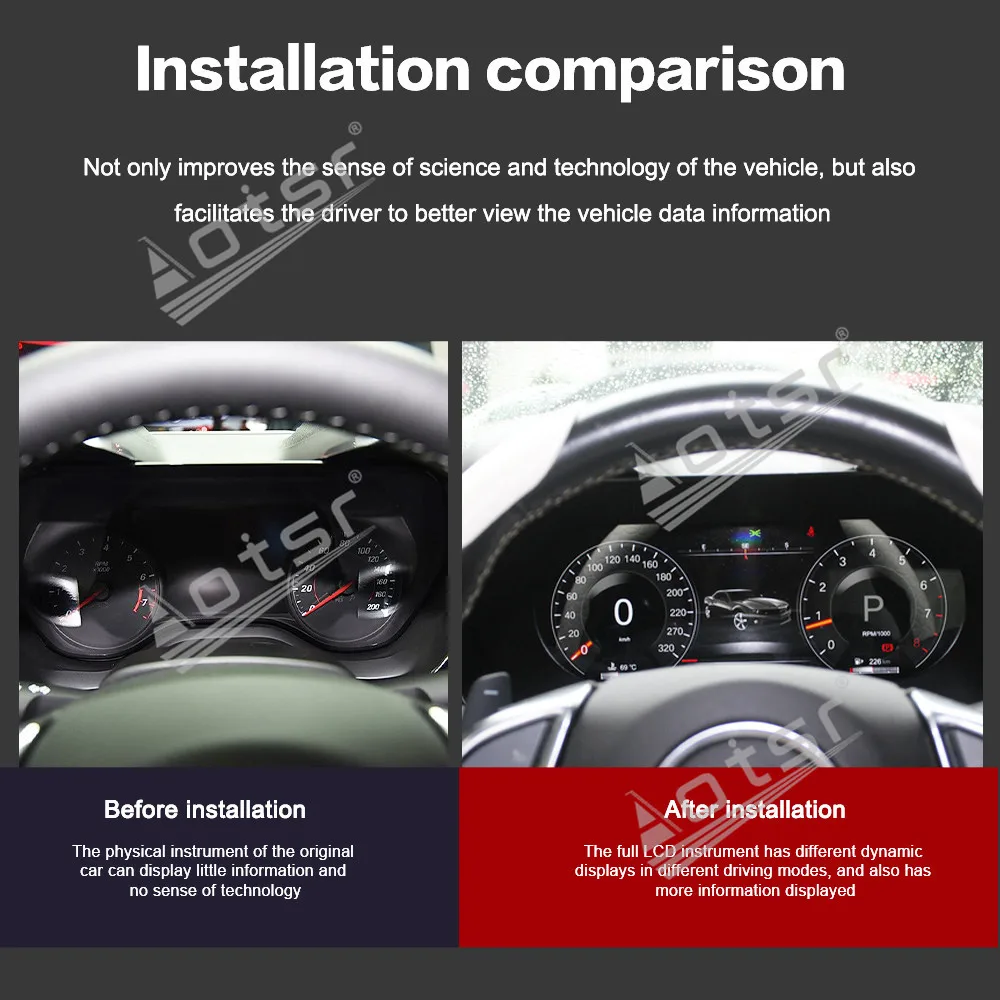 

Smart Car LCD Digital Cluster For Chevrolet Camaro 2011-2023 Dashboard Virtual Cockpit Instrument Auto Speed Meter Ai Screen