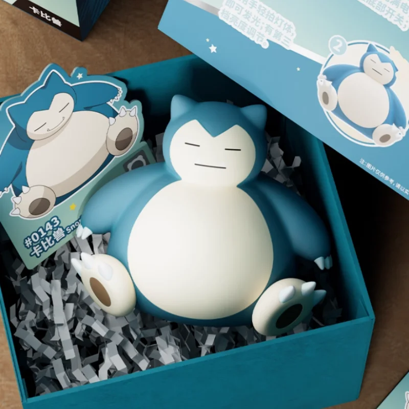 authentic-pokemon-snorlax-patting-light-gengar-sitting-posture-cartoon-ornament-gift-box-packaging-for-holidays