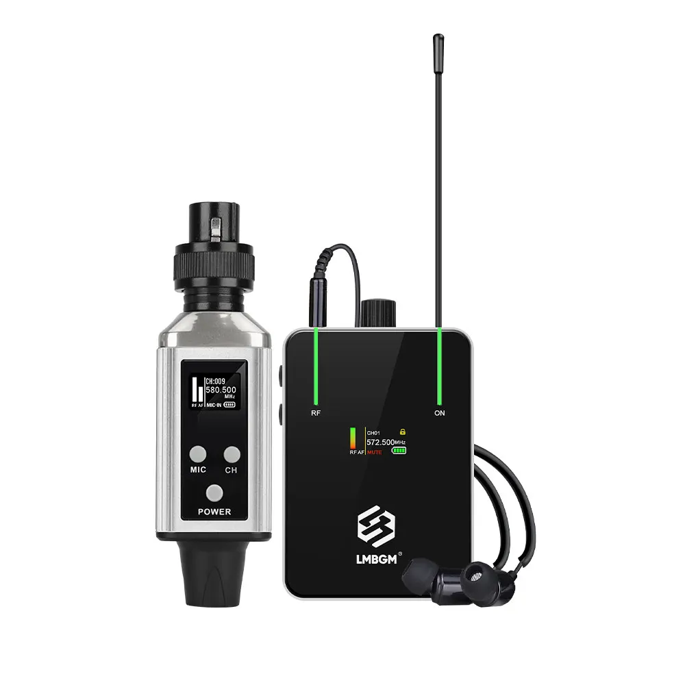 LMBGM AR9 In-Ear-Mono-Monitor mit 16 Signalkanalen und hochauflösendem TFT-Bildschirm, geeignet für Aufnahmestudios und Besprechungen – Detail 11
