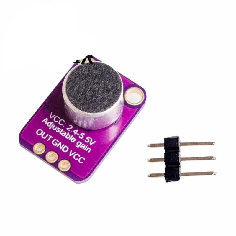 MAX9814 Microphone AGC Amplifier Board Sound sensor Module Auto Gain Control Attack for Arduino MAX4466 PCB Board Diy Kit