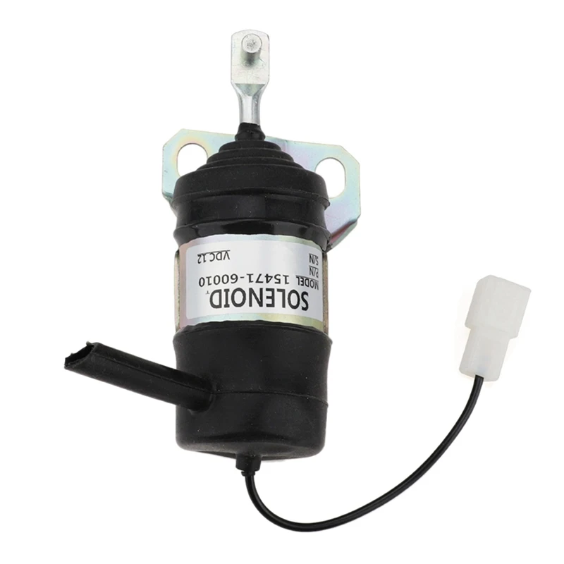 Fuel Shut Off Solenoid 15471-60010 12V Fuel Shut Off Solenoid 052600-1000 15471-60013 for Tractor Part Generator Stop Solenoid