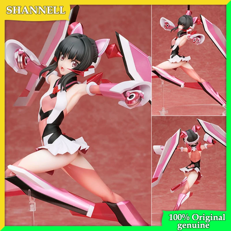 Senki Zessho Symphogear Tsukuyomi Shirabe 100% Original genuine PVC Action Figure Anime Figure Model Toys Figure Collection Doll