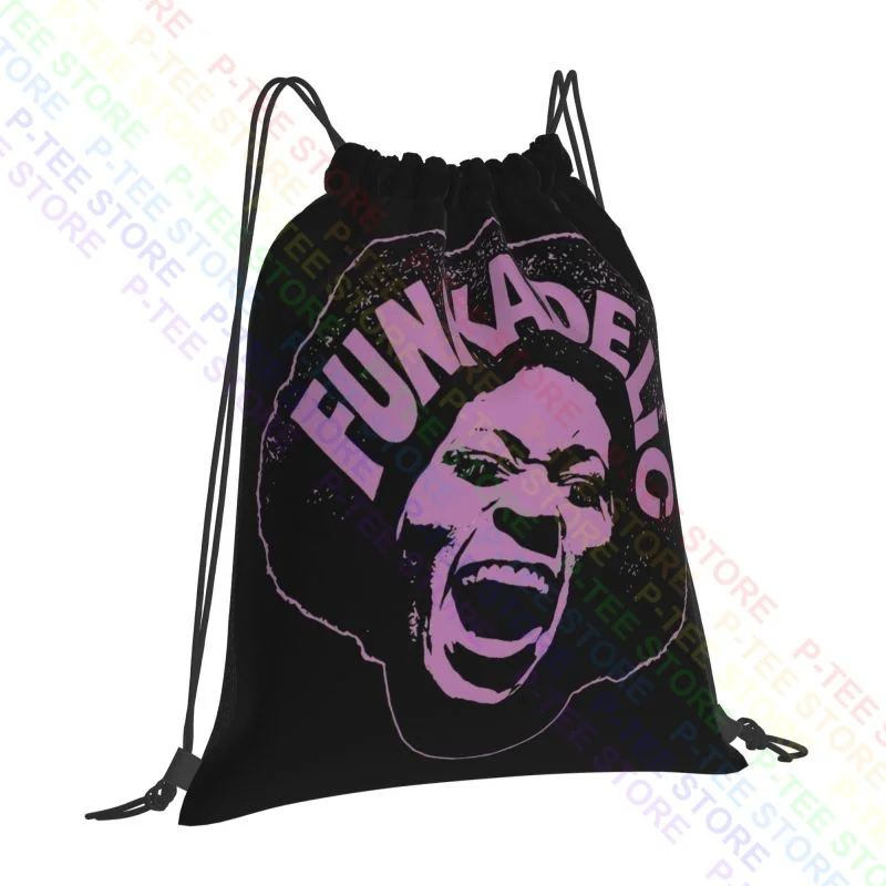 Funkadelic Scream Rock N Roll Music Band Drawstring Bags Gym Bag Fashion Portable Lightweight Large Capacity