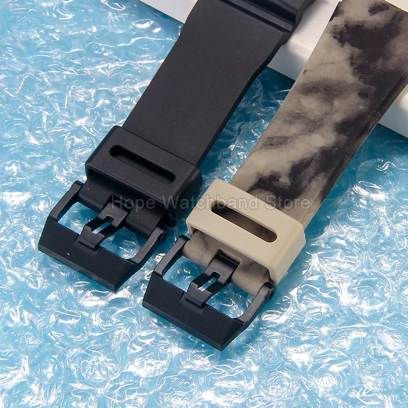 Гибкий, устойчивый к усталости, устойчивый к истиранию, не оставляющий следов смолы, ремешок для часов Casio GA-2200, 24 мм, прямой интерфейс, пластиковый корпус, пряжка