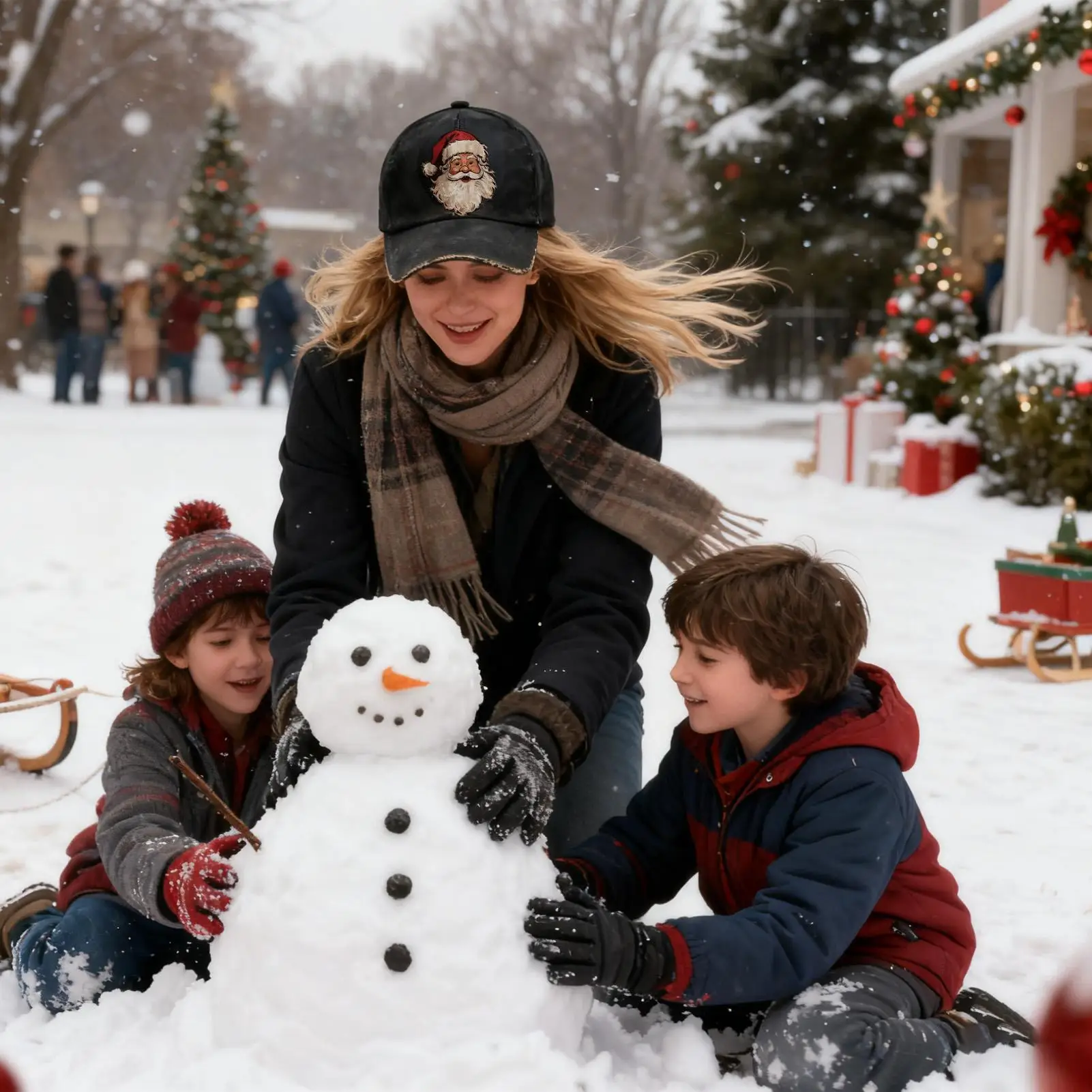 

Женская бейсбольная кепка, винтажный дышащий головной убор с регулируемым ремешком, солнцезащитные поля, рождественские шапки для мужчин, зимние гольфы