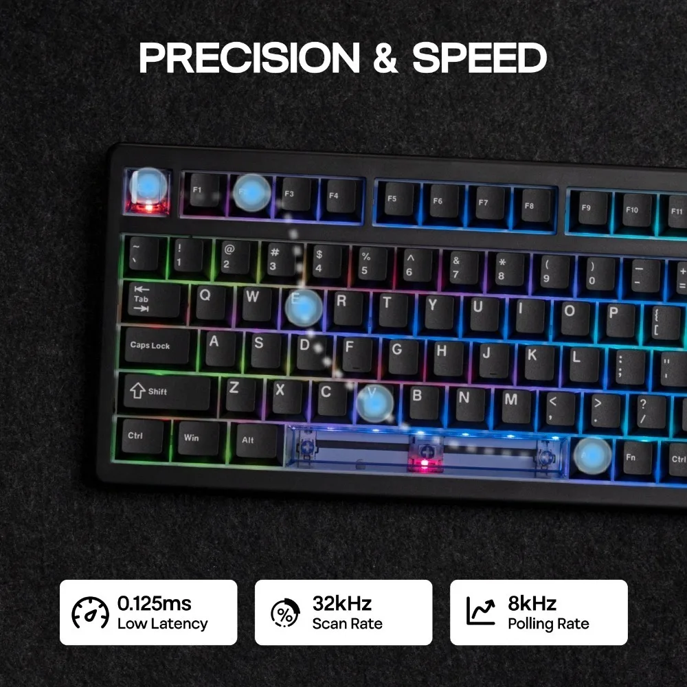 

EPOMAKER HE80 Mechanical Keyboard 75% Layout Esports Gamer Keyboards Wired Magnetic Shaft Hot-Swap Gaming Accessories Gifts