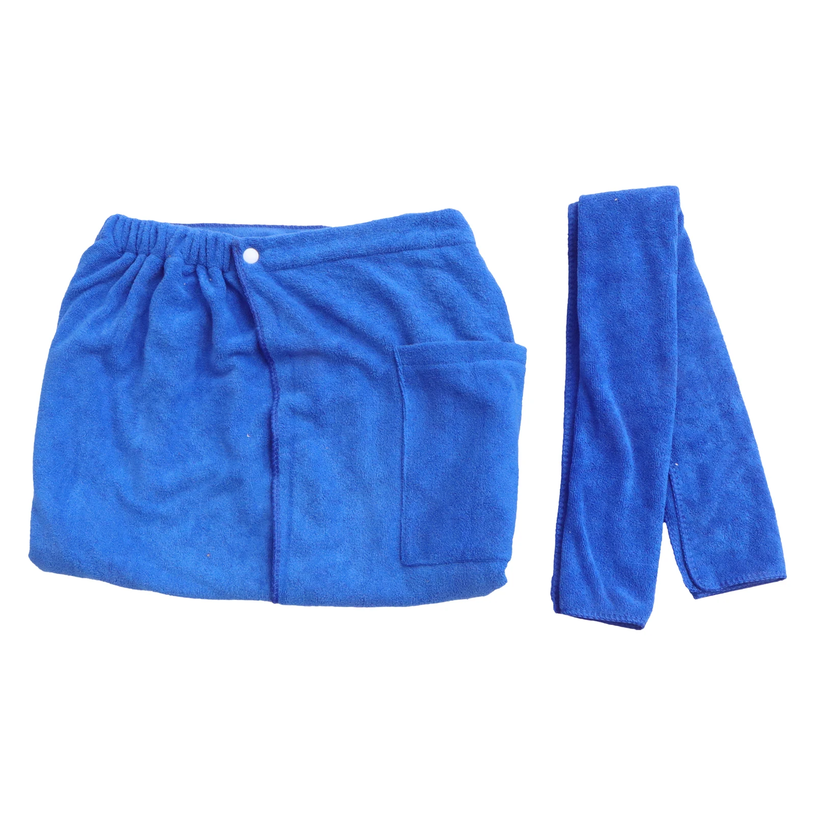 

Bath Skirt and Towel Shower Robe Beach Home Mens Fiber Wearable Man Hotel