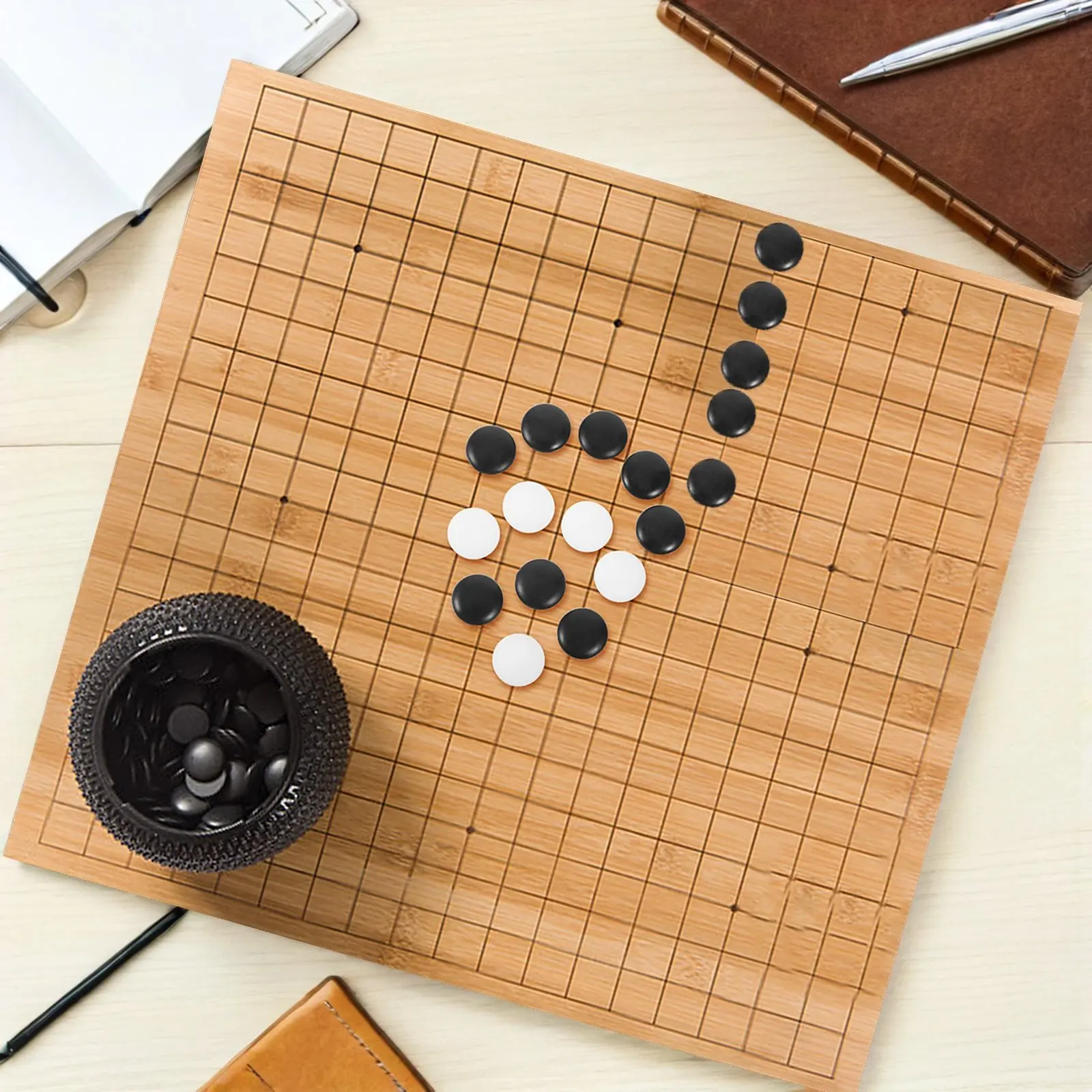 

200 шт. фишек для Го из высококачественной смолы, без заусенцев, с тонкой полировкой, приятные на ощупь, маленькие камни для Го