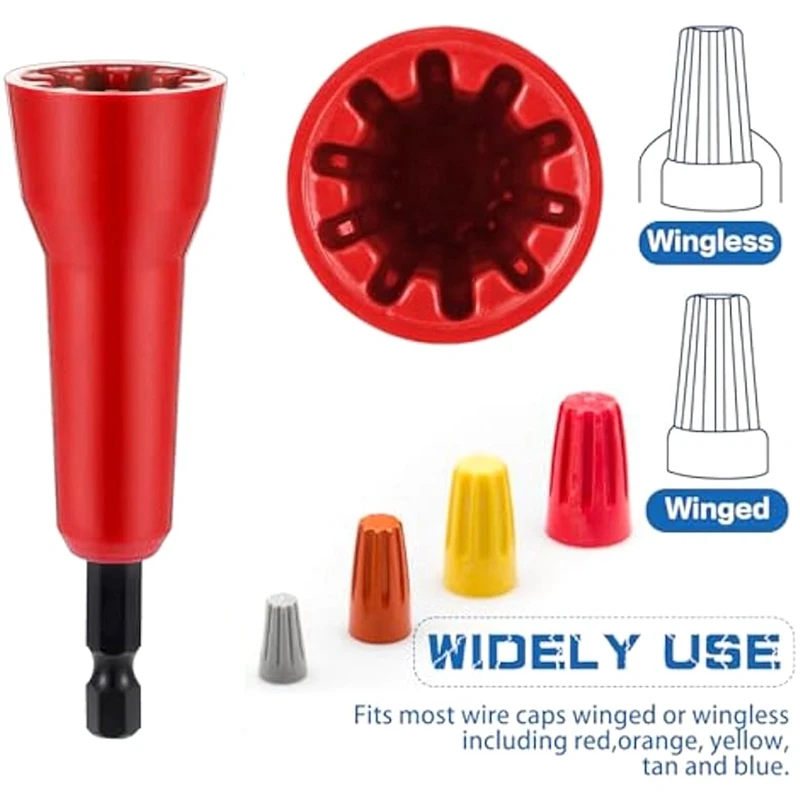 ワイヤー付きトルクツールドリル、ワイヤーコネクタ、スピナー、使いやすく、ストリッパー、ツイスター、2個