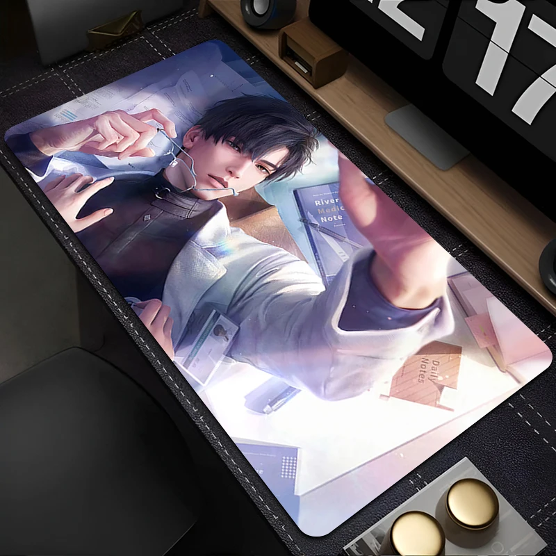 

Mousepad Laptop Office Cabinet Keyboard Pad PC Desk Mat Large HD Mouse Pad Non-slip Love And Deepspace Zayne Rubber Extended Pad