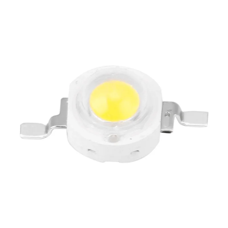 1W عالية الطاقة LED الخرز رقائق الصمام الثنائي الباعث للضوء مصلحة الارصاد الجوية لتركيبات الإضاءة DIY الأبيض الدافئ