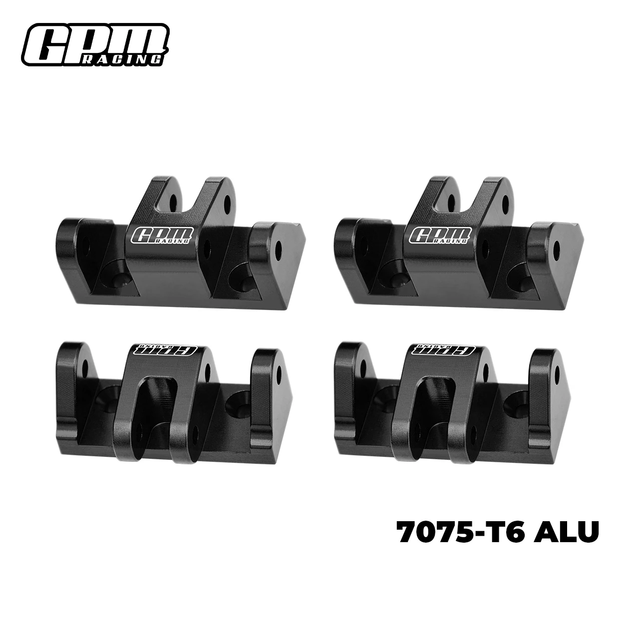 Soporte de choque inferior de aleación GPM 7075-T6 para LOSI 1/8 LMT 2,0 Grave Digger 4X4 -LOS04028