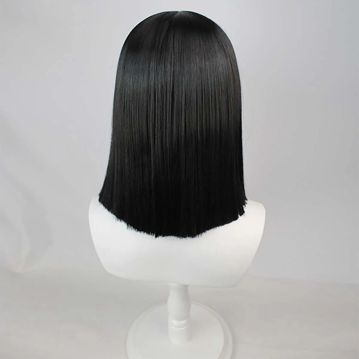 Halloween Party Men Anime Link Click Cosplay Rin Jo Short Black Bob Heat Resistant Hair Wig