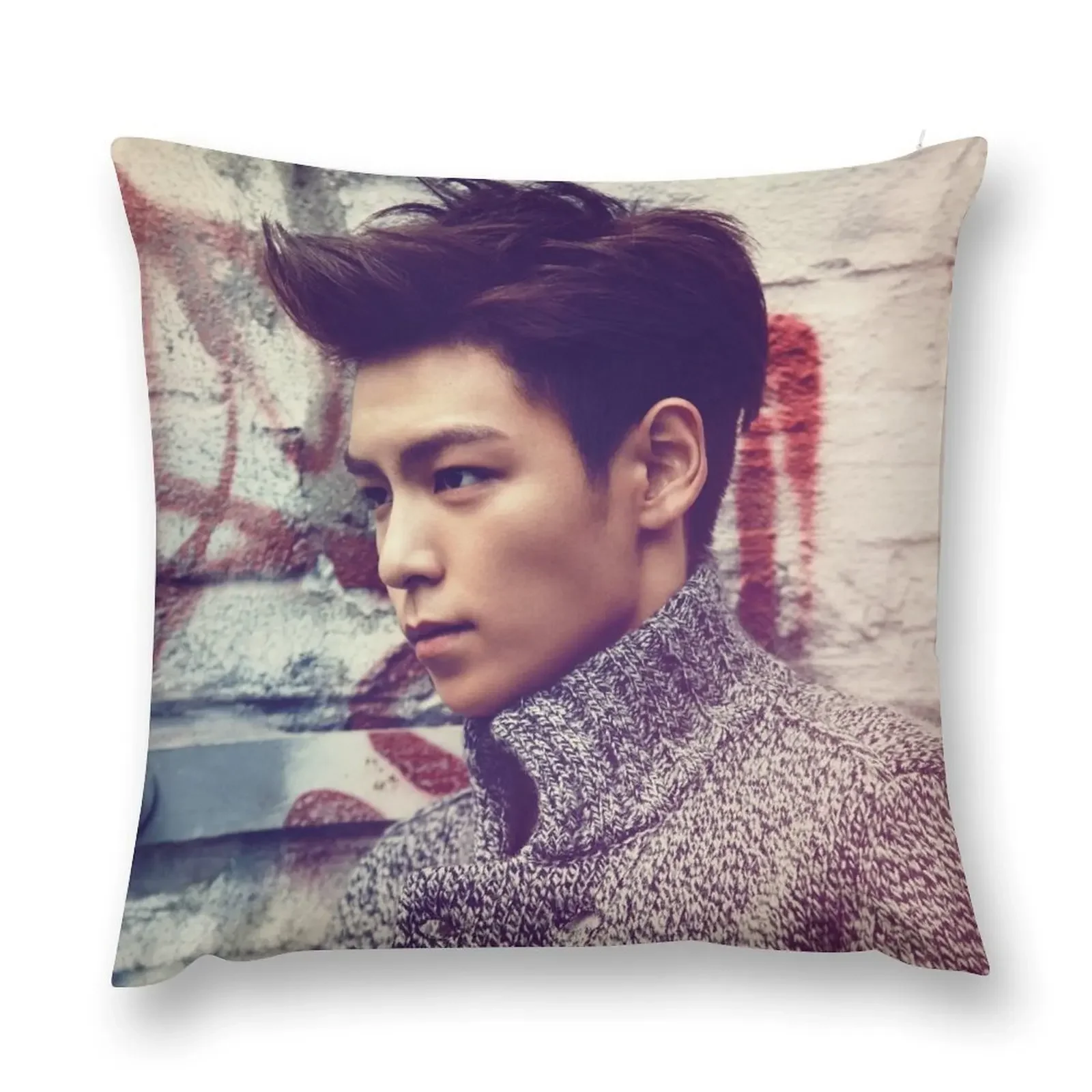 

TOP BigBang Kpop Korea Choi Seung Hyun Throw Pillow Cushions For Children Elastic Cover For Sofa pillow