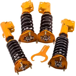 Coilover Suspension Kit Adjustable Shock Struts For Subaru Impreza WRX GC8 GC6