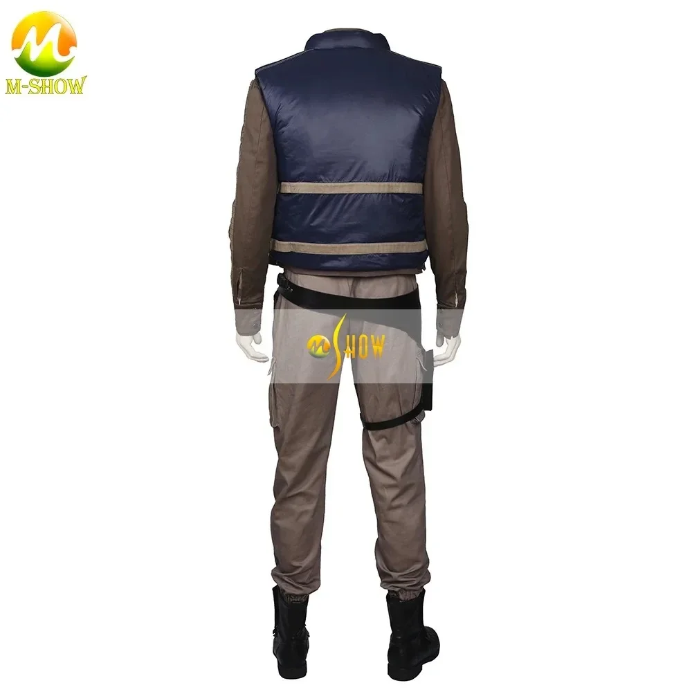 Rogue One Cassian Andor Cosplay Costume Vest Jacket T-Shirt Men Outfit for Halloween Carnival Party