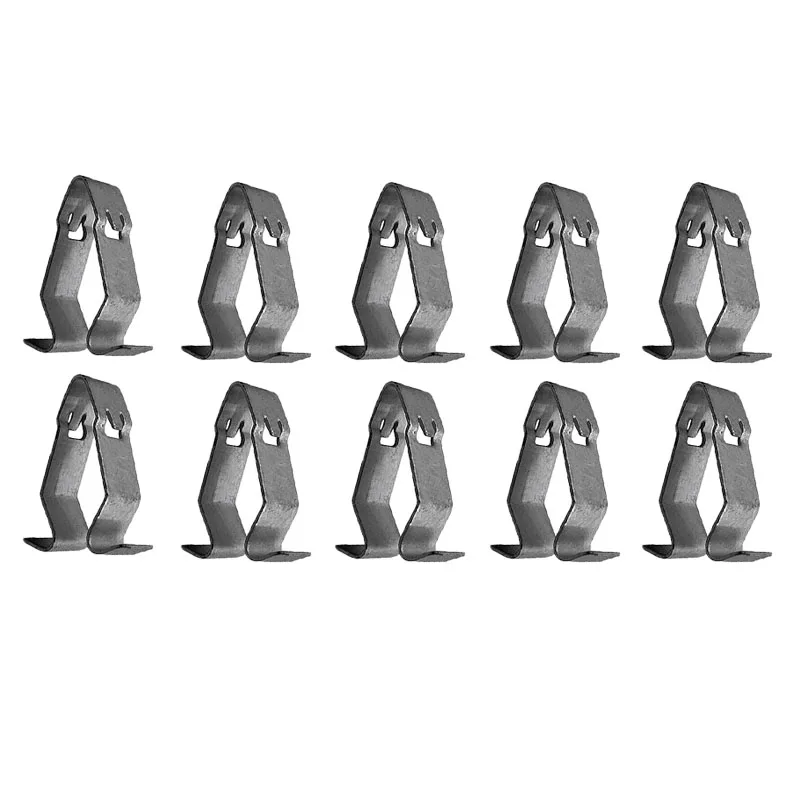 10Pcs 8Z0867276 Car Seat Guard Buckle V-Shaped Interior Panel Seat Backrest Iron Clip Parts for Audi A3 A4 A5 A6 A8 Q3 Q5 Q7 Tt