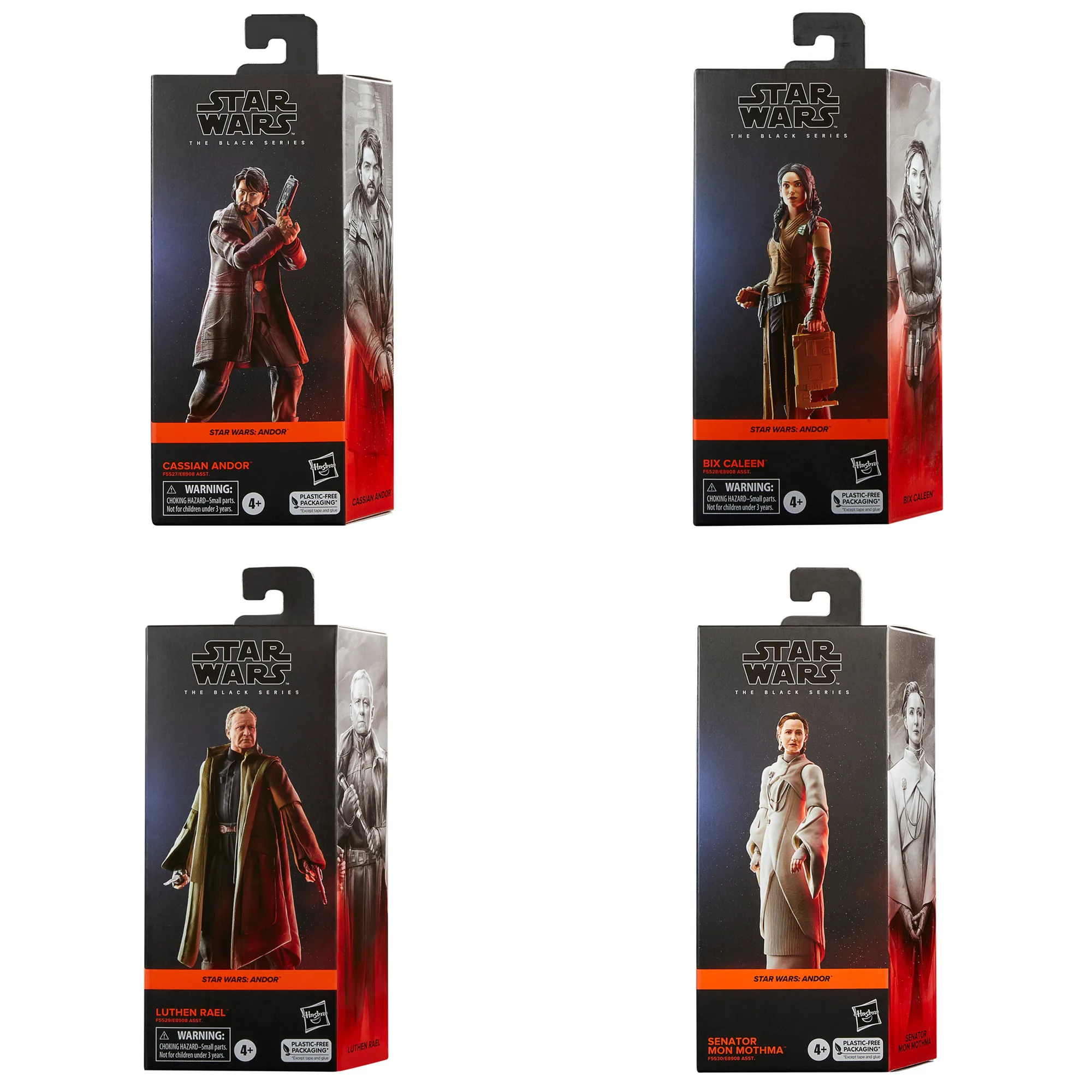 

Black Serie Star Wars Andor Senator Mon Mothma Luthen Rael Bix Caleen Cassian 6" Action Figure Hasbro Toys Doll Model