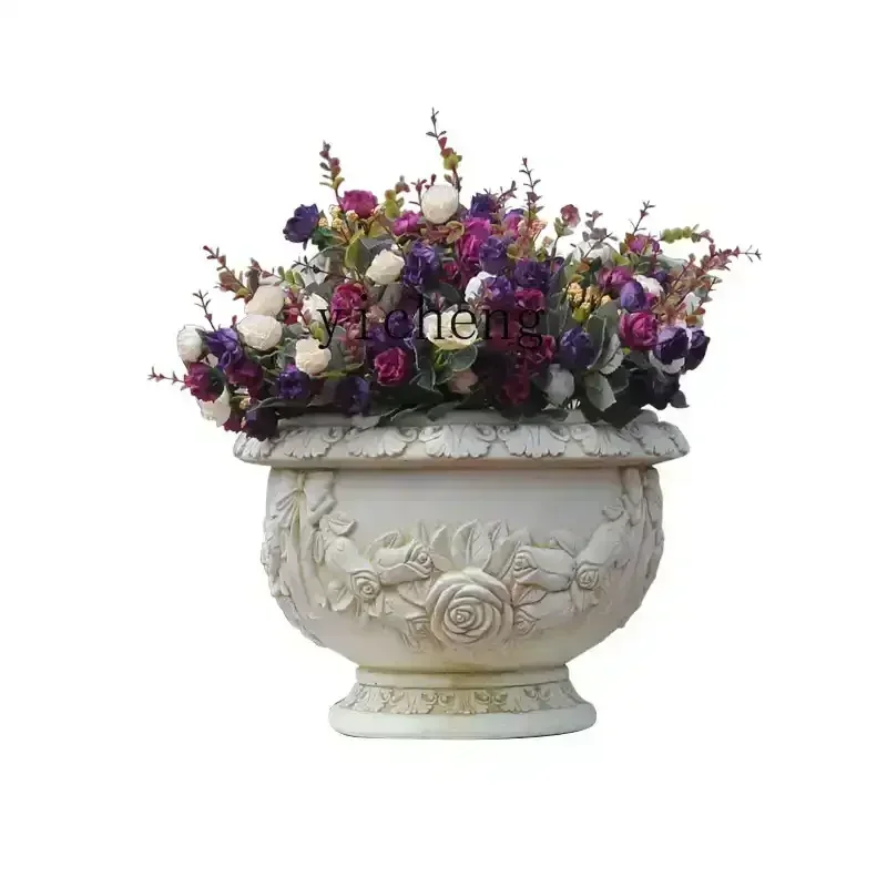 

retro old wedding road guide props Roman ornaments indoor and outdoor decorations flower ware