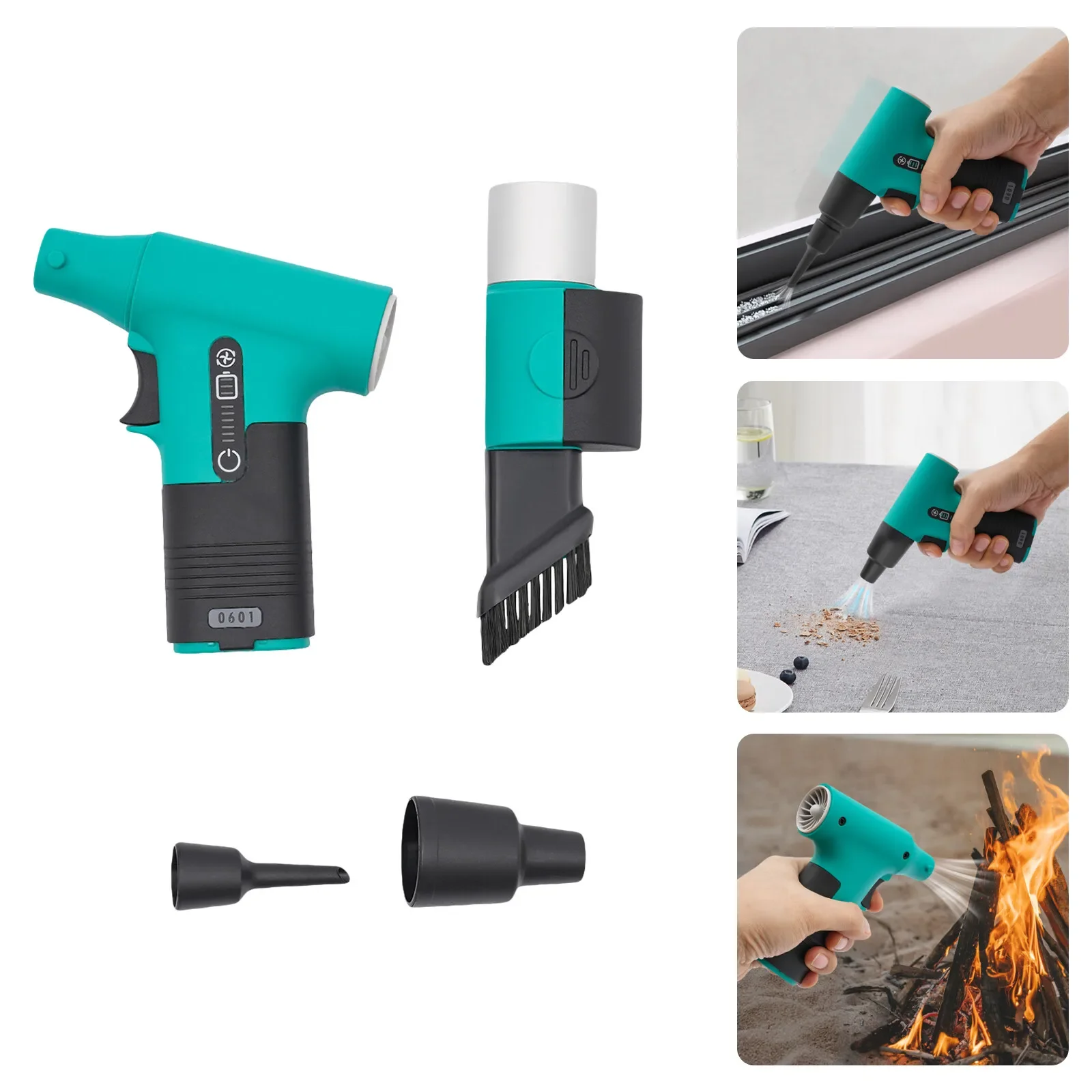 

Rechargeable Cordless Air Duster - Powerful Electric Blower for Electronics, Keyboard, PC & Car Cleaning | Portable