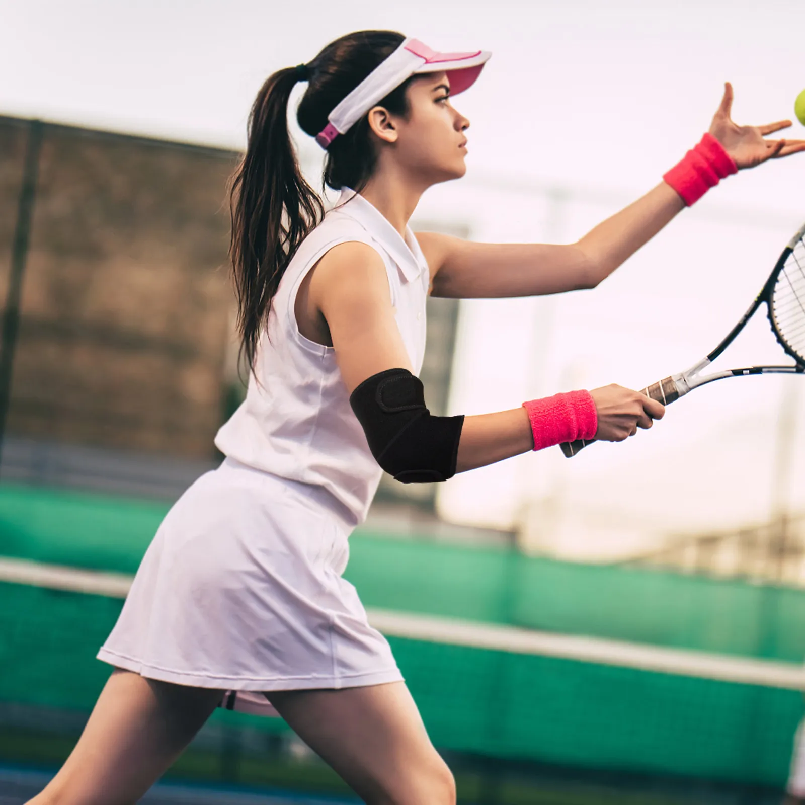 

Спортивный бандаж для локтя: дышащий, регулируемый, для тенниса, волейбола, баскетбола, предотвращение травм